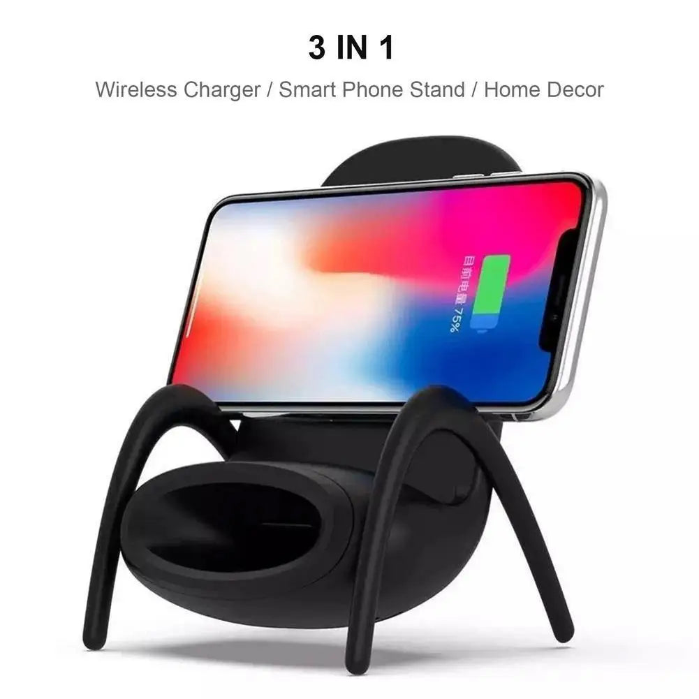 Mini Chair Stand Universal 15W Wireless Charging and Speaker