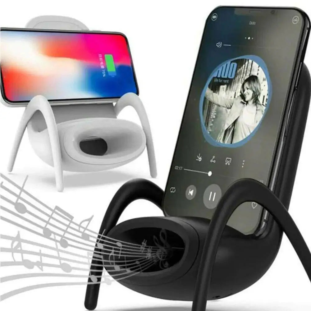 Mini Chair Stand Universal 15W Wireless Charging and Speaker